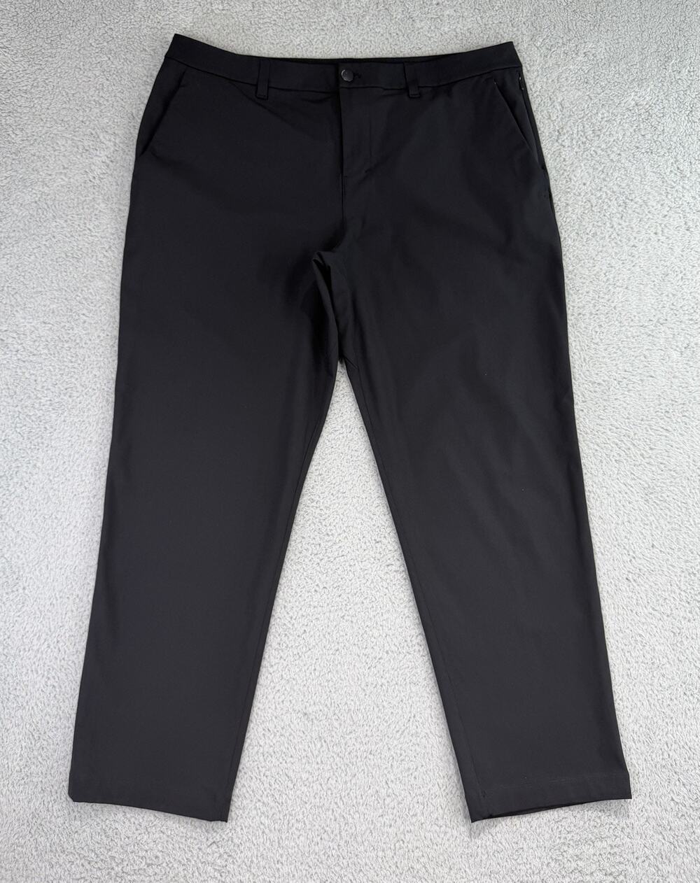 Lululemon Pants Men 36x28 Black ABC Classic Fit Warpstreme Performance LM5ar2s